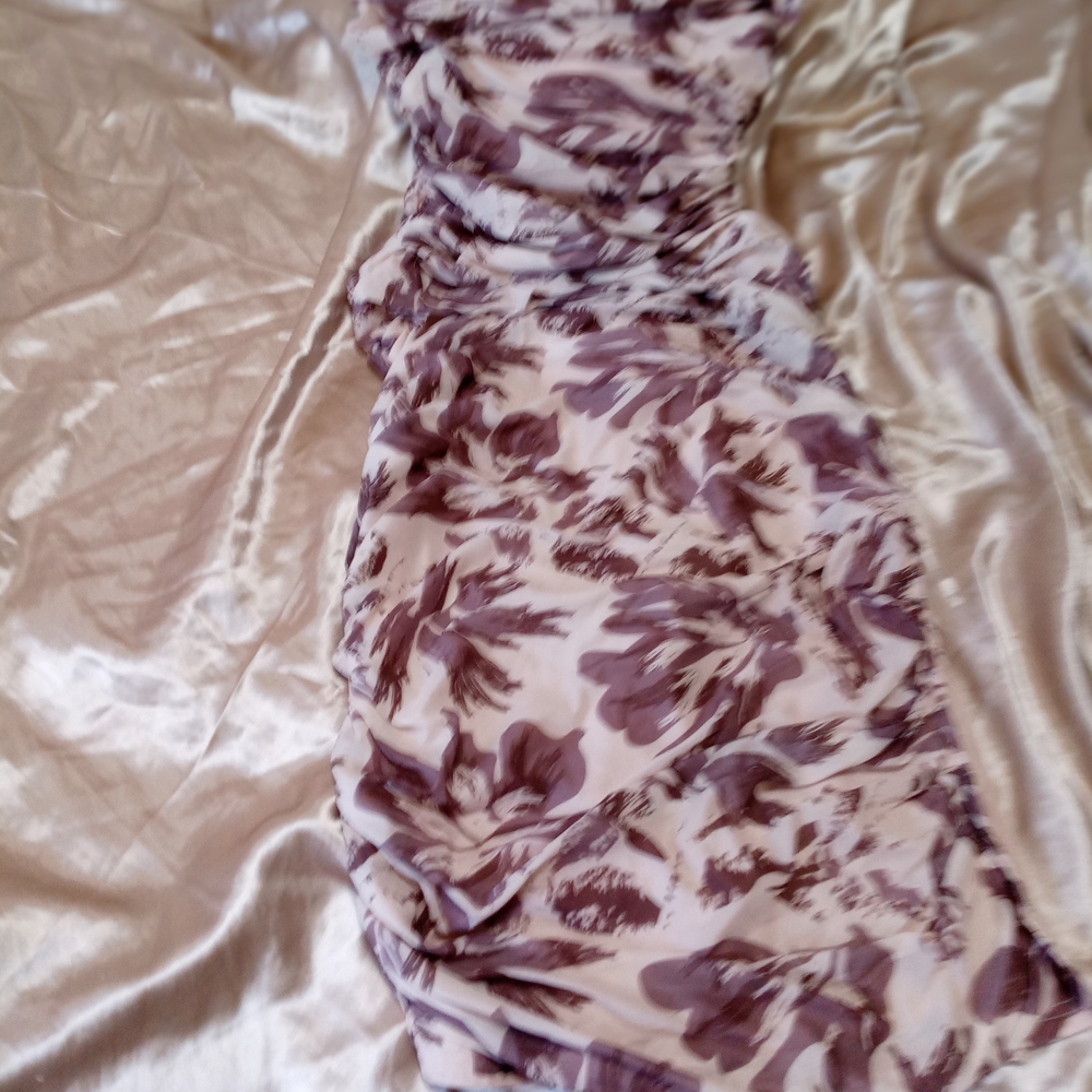 Floral Ruched Dress